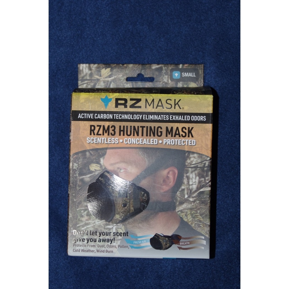 NEW RZ Mask RZM3 Hunting Mask NIB Camo Scent Blocking Small S